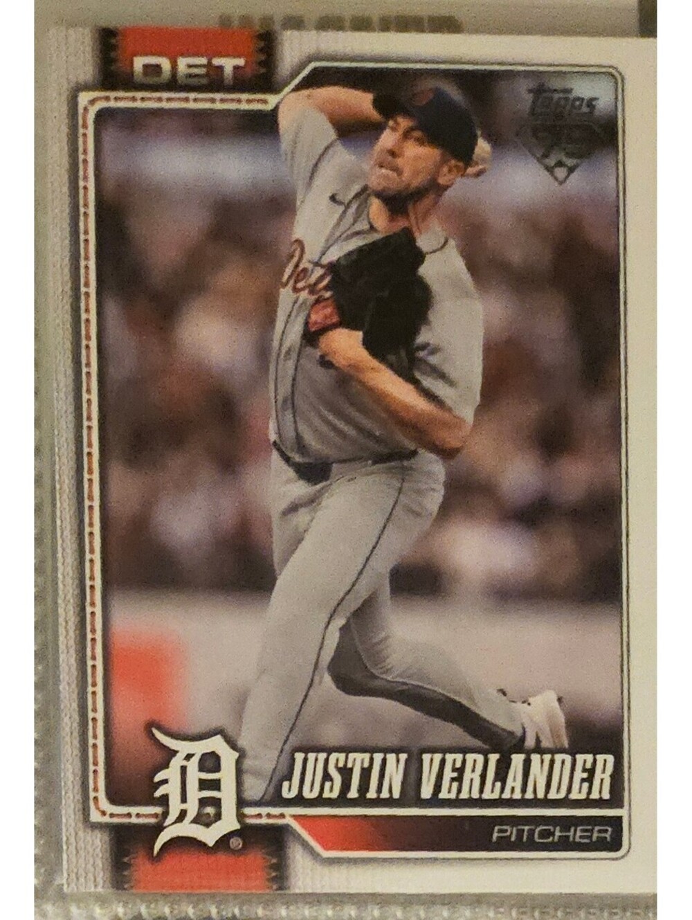 Justin Verlander - #415 - 2026 Topps 75th anniversary - Detroit Tigers